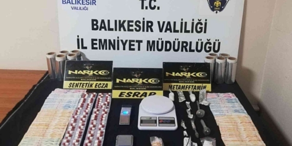 Balıkesir’de Uyuşturucuya Karşı Büyük Operasyon 4 Şüpheli Tutuklandı