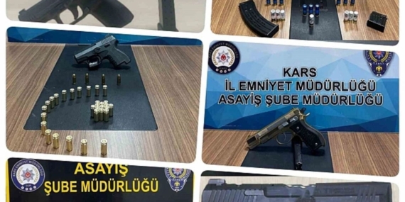 Kars'ta Polis, Ruhsatsız Silah Taşıyanlara Göz Açtırmıyor