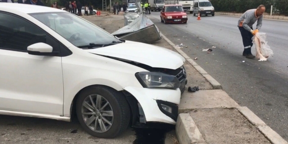 Mersin'de Direksiyon Hakimiyetini Kaybeden Otomobil, Yaya Kadının Hayatına Mal Oldu