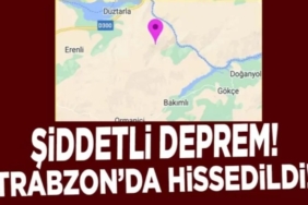 Trabzon'da Of ve Çevresinde Hissedilen Deprem Korkuya Sebep Oldu!