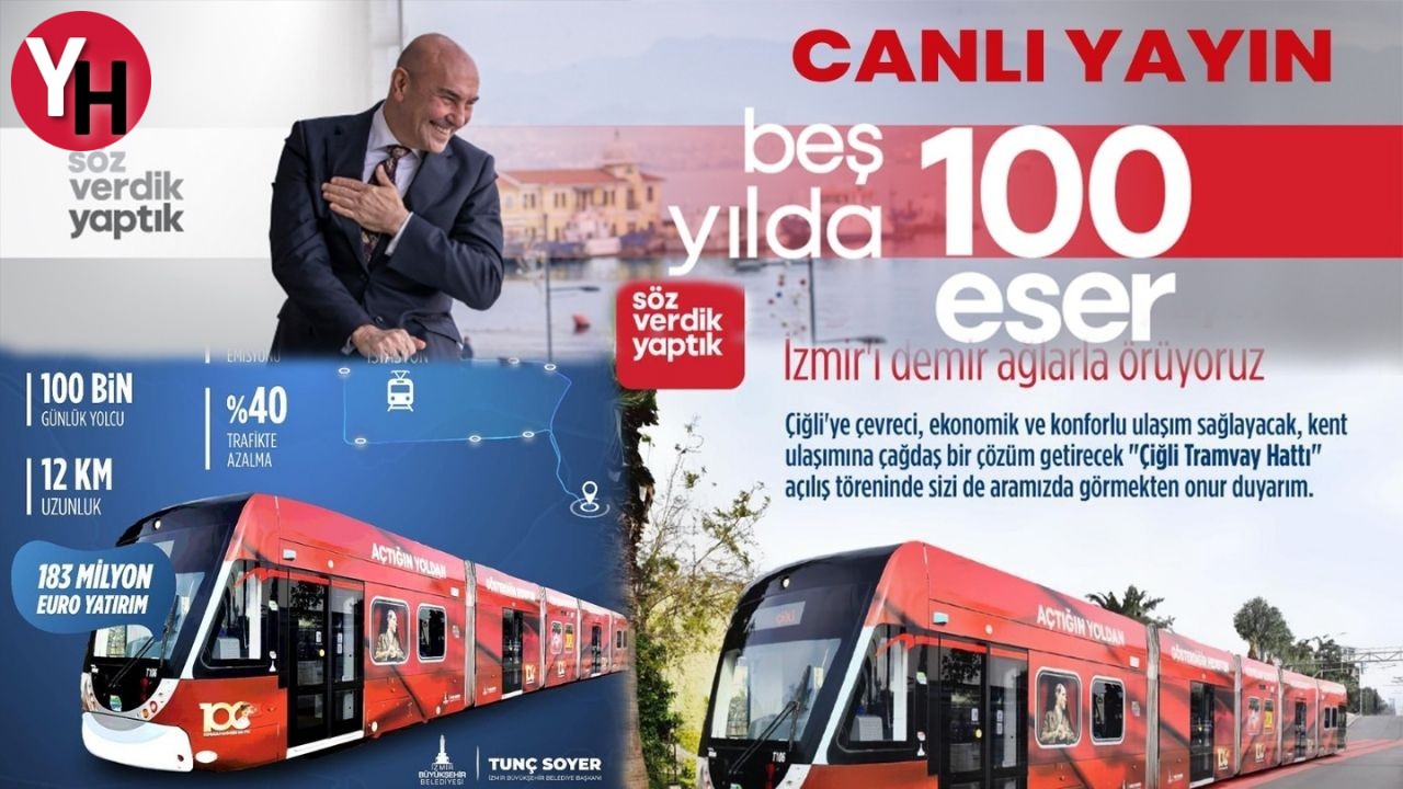 Tunç Soyer İzmir'e 3 Bin 20 Gevrek Parası Yatırım Atılımı! Çiğli Tramvay Açıldı-2