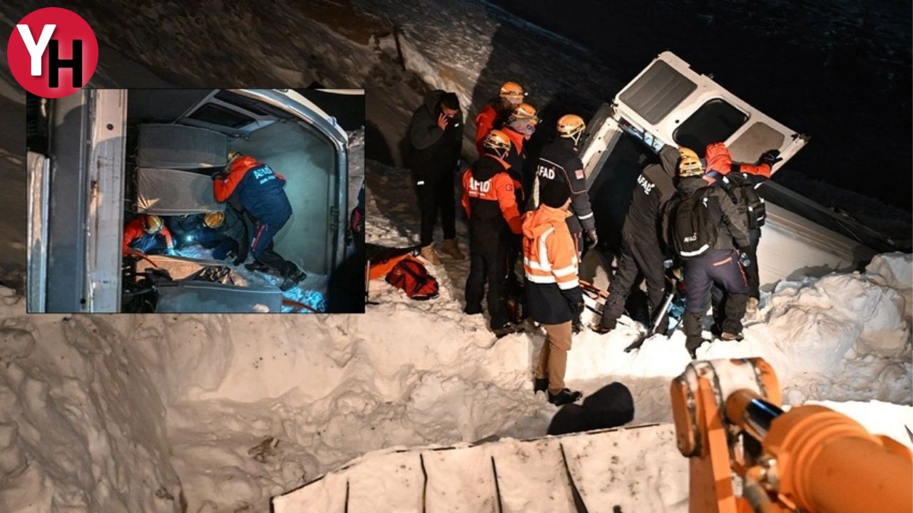 Van'da Çığ Felaketinde 1 Ölü, 12 Yaralı (3)